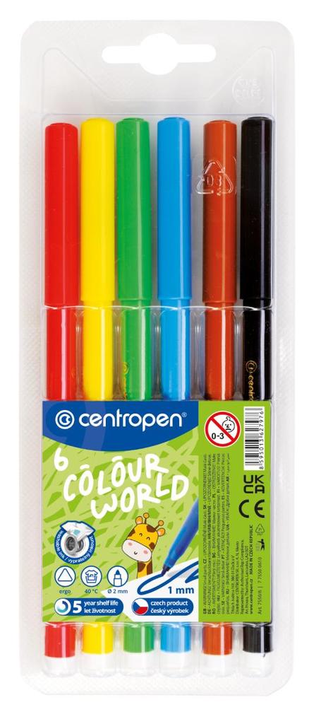 Centropen popisovač 7550 vypratelný Ergo sada 6 barev