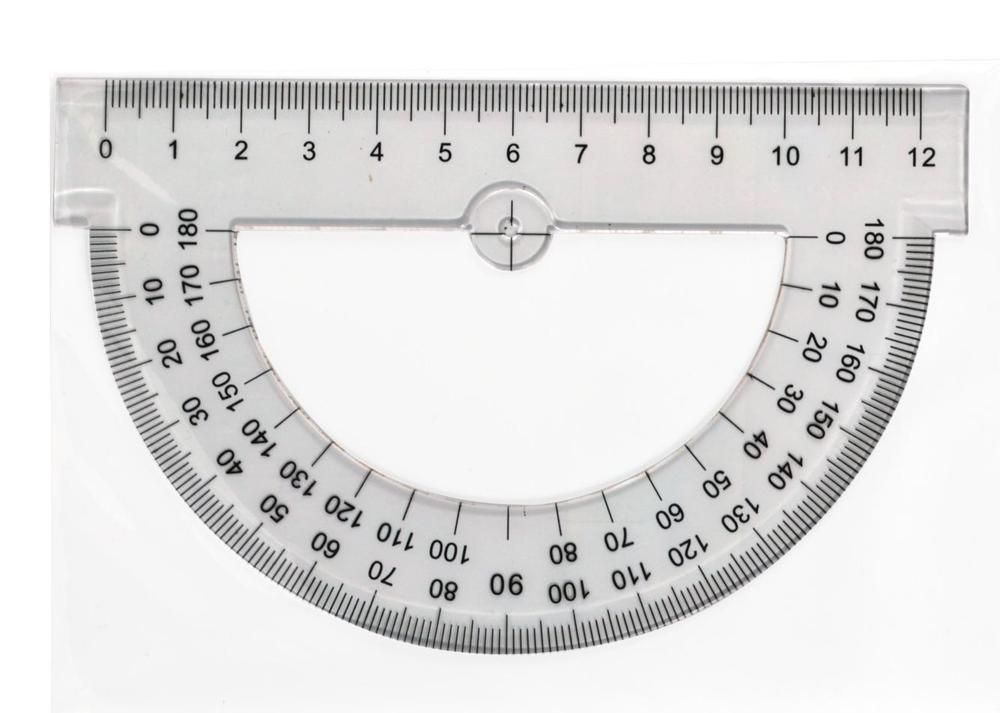 Centropen úhloměr 180/125 transparentní