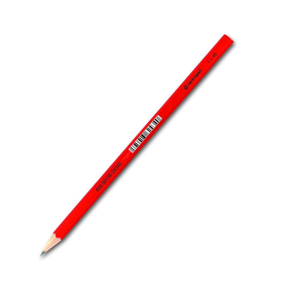 Centropen tužka grafitová školní č.1 červená