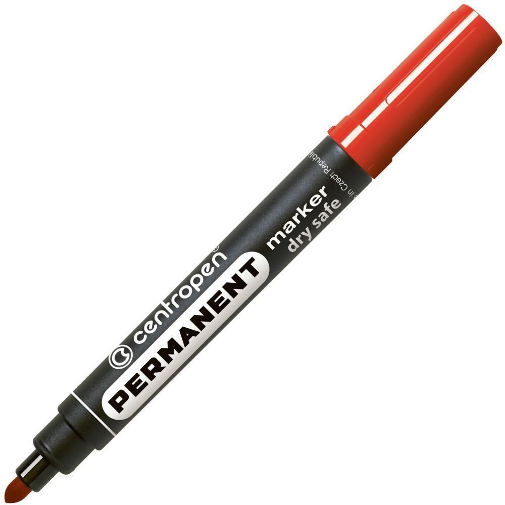 Centropen značkovač 8510 nevysychavý permanent červený