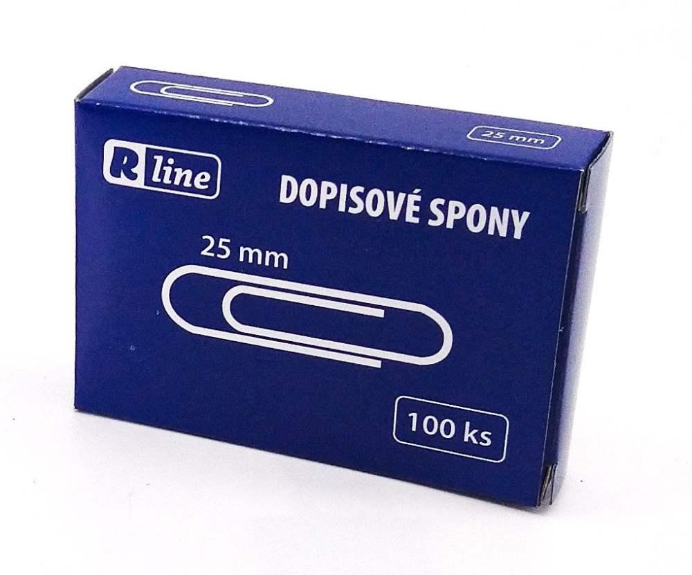 Spony oblé Economy 451, 25 mm / 100 ks
