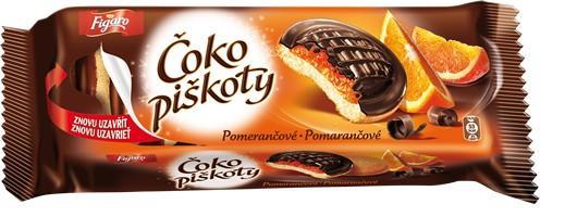 Čokopiškoty pomeranč