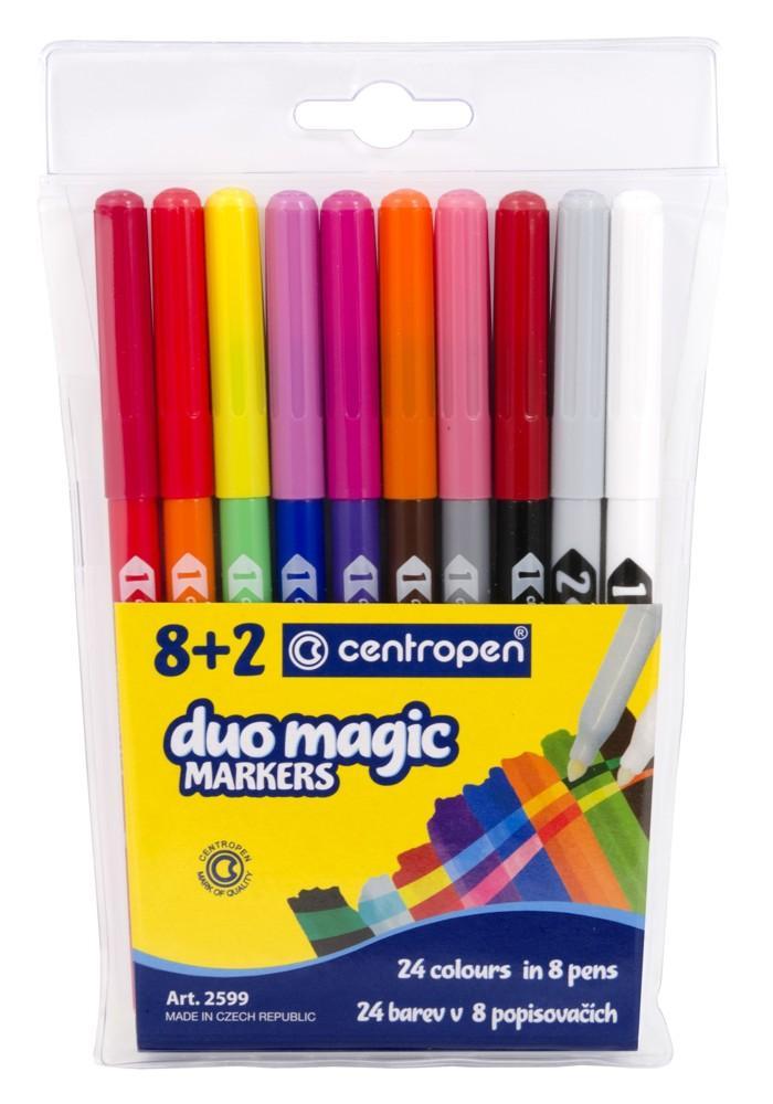 Centropen popisovač 2599/10 Duomagic etue