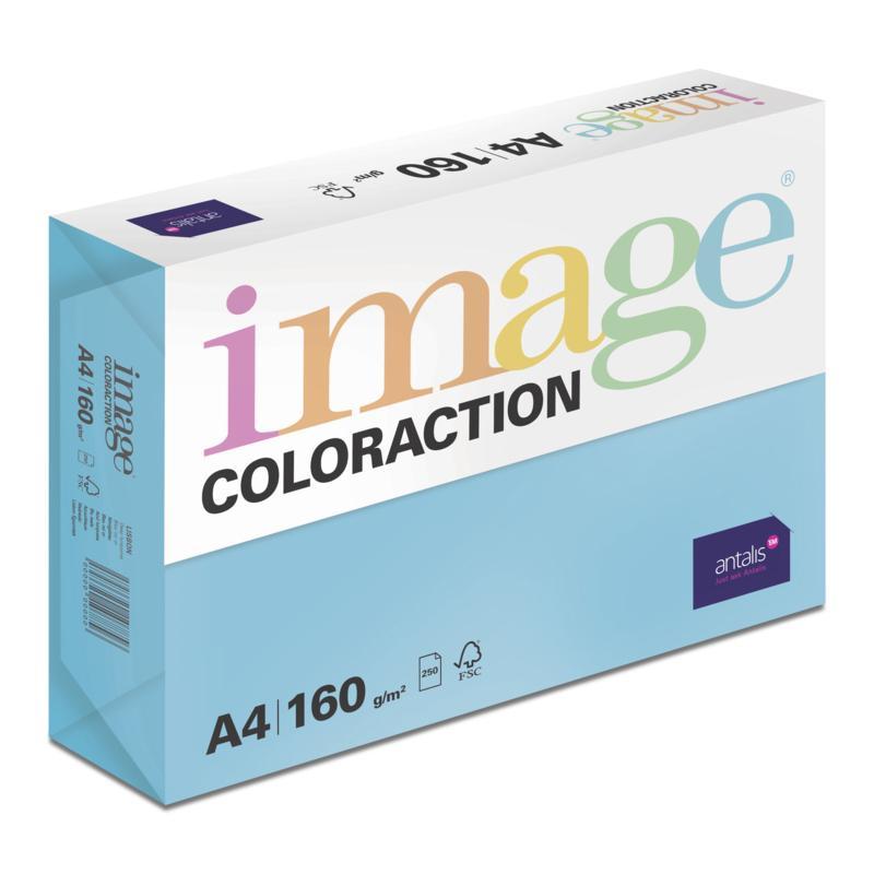 Coloraction papír kopírovací A4 160 g modrá sytá 250 listů