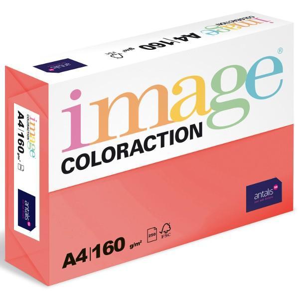 Coloraction papír kopírovací A4 160 g červená jahodová 250 listů