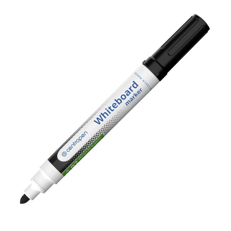 Centropen značkovač 8559 na bílé tabule černý