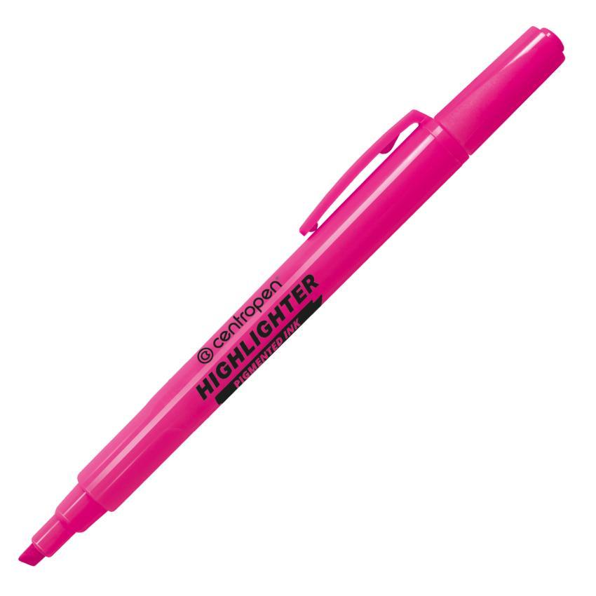 Centropen zvýrazňovač 8722 ERGO růžový